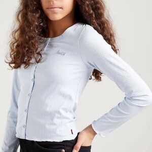 Levi's Sky Blue Buttoned Top